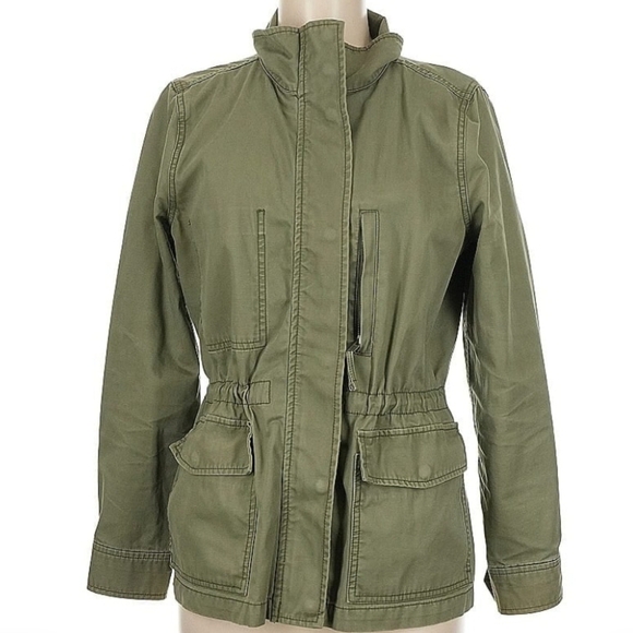 Madewell Jackets & Blazers - Madewell Outbound Army Green Field Utility Cargo Jacket Women's Size XS